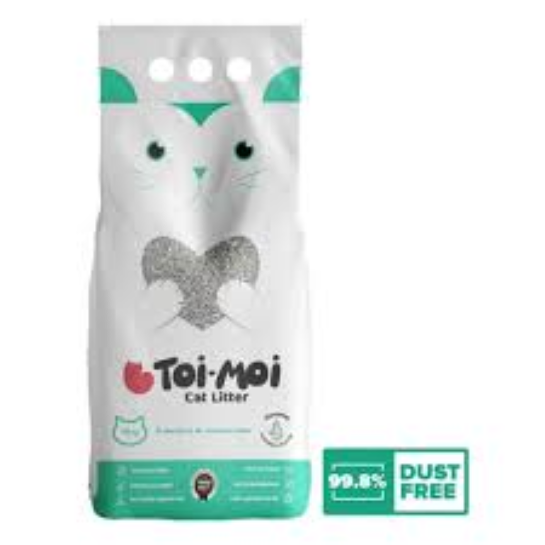 TOI MOI NATURAL UNSCENTED CLUMPING CAT LITTER 5KG 